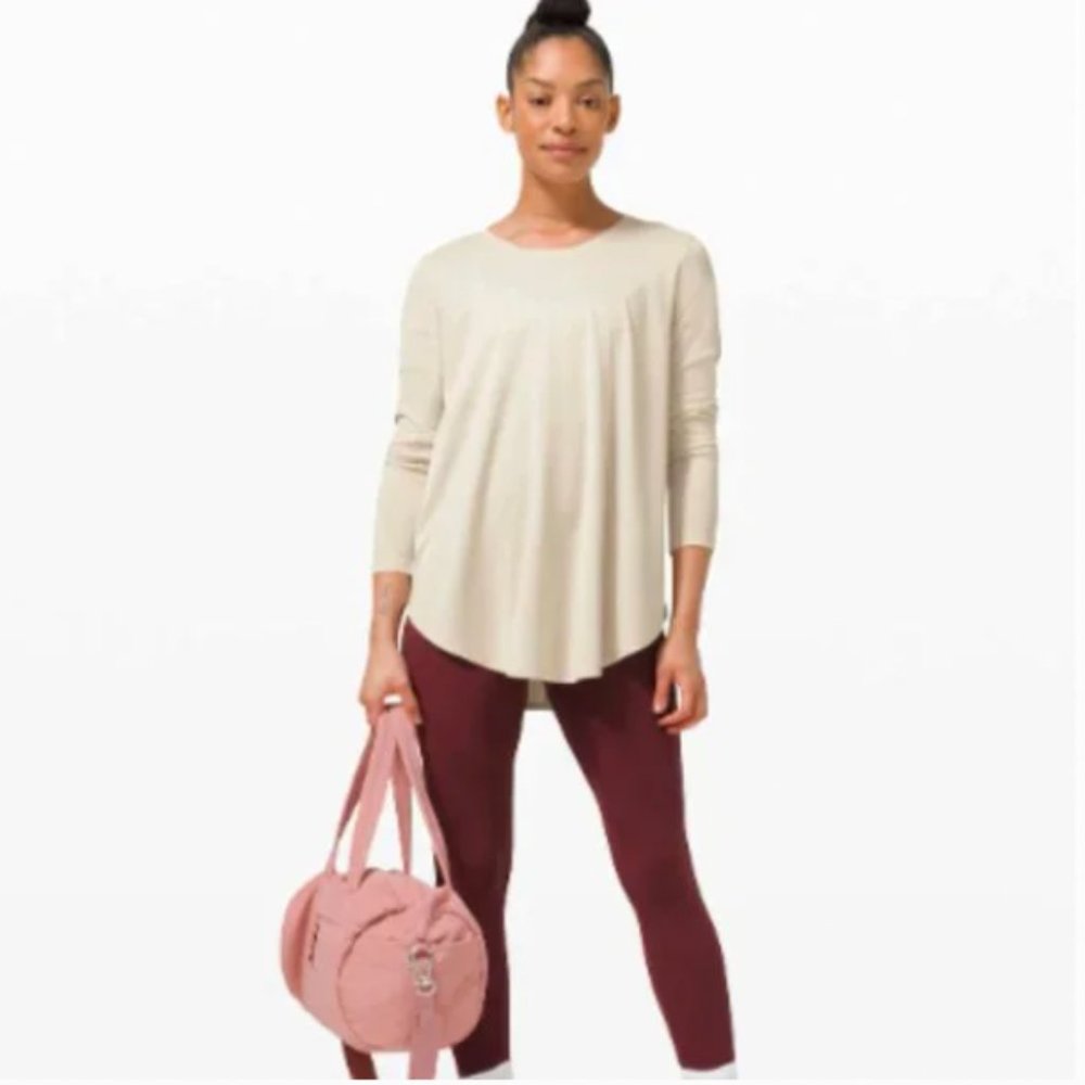 Lululemon Draped Bum Covering Long Sleeve